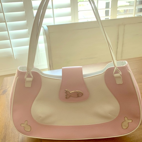 Chopard Handbags - Authentic Chopard pink and white purse